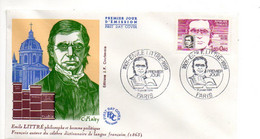 FDC--1984- Personnages Célèbres --Emile LITTRE  ( Philosophe, Politique ) ........cachet  PARIS - 75........à Saisir - 1980-1989