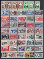 AEF - 1945/1958 - ANNEES COMPLETES AVEC POSTE AERIENNE+SERVICES ! YVERT N°198/245+A43/62+S12/21 * MLH -COTE = 211 EUR - - Unused Stamps