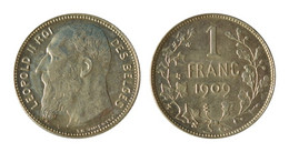 LEOPOLD II * 1 Frank 1909 Frans  Zonder Punt * F D C * Nr 11188 - 1 Franc