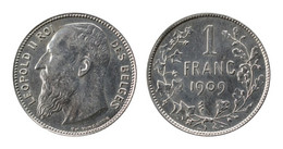 LEOPOLD II * 1 Frank 1909 Frans  Zonder Punt * F D C * Nr 11189 - 1 Franc