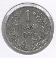 LEOPOLD II * 1 Frank 1909 Vlaams  Zonder Punt * Z.Fraai / Prachtig * Nr 11191 - 1 Frank