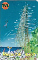 Vanuatu - Telecom Vanuatu - Gaul Jump (Yellow Value), Exp.31.12.2006, Remote Mem. 450Vt, Used - Vanuatu