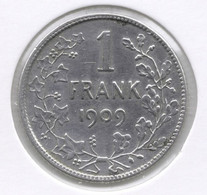 LEOPOLD II * 1 Frank 1909 Vlaams  Met Punt * Prachtig * Nr 11190 - 1 Frank
