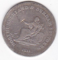 Northumberland - Newcastle Upon Tyne J. Robertson, 1 Shilling 1811, Silver Token , En Argent. - Monétaires/De Nécessité