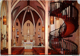 New Mexico Santa Fe Chapel Of Loretto Famous Stairway - Santa Fe