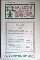 BULLETIN MUSEE BASQUE N°40 (2°T.1968) LETTRES GEORGES  LACOMBE à L'ABBE MARTIN /Sommaire Complet Sur Scan - Pays Basque