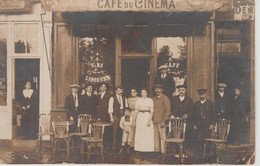 CARTE PHOTO  CAFE DU CINEMA  (  Non Situé  ) - Hotels & Restaurants