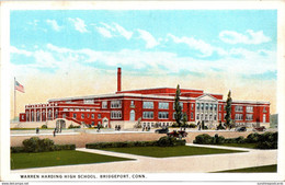Connecticut Bridgeport Warren Harding High School Curteich - Bridgeport