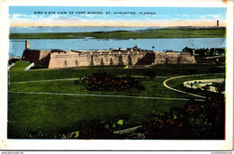 Florida St Augustine Birds Eye View Of Fort Marion - St Augustine