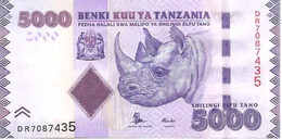 Tanzania P-43 5000 Shillingi  2010 UNC - Tansania