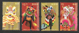 Hong Kong 2021 Intangible Cultural Heritage - Dragon And Lion Dance MNH - Unused Stamps