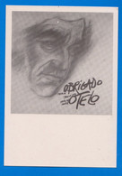 Otelo Sariva De Carvallho, Portugal 25 Avril Abril 1974, Dessin Ernest Pignon ( France) Pour La Liberation D'Otelo 1989 - Bagne & Bagnards