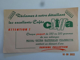 BUVARD BLOTTING PAPER CAFE EXCELLENT CAFES CAIFFA - Café & Thé