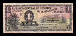 El Salvador 1 Colón 1960 Pick 90b BC F - Salvador