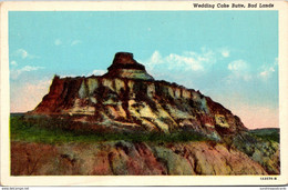 North Dakota Badlands Wedding Cake Butte Curteich - Other & Unclassified