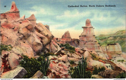 North Dakota Badlands Cathedral Buttes 1945 - Other & Unclassified