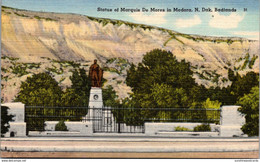 North Dakota Badlands Medora Marquis De Mores Statue - Andere & Zonder Classificatie