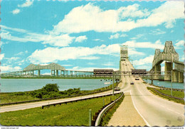 South Carolina Cooper River Bridges Looking Toward Charleston - Charleston