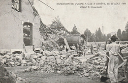 CPA-SUISSE-GENEVE-Explosion De L'usine à Gaz Le 23 Août 1909 - GE Geneva