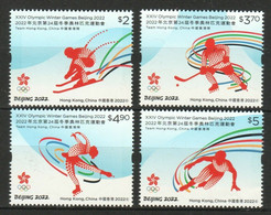 Hong Kong 2022-2 XXIV Olympic Winter Games Beijing 2022 MNH Sport Hockey - Nuovi