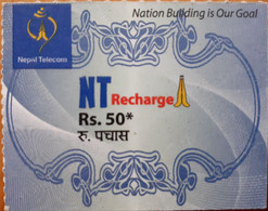 Recharge GSM - Népal - Népal Telecom - Rs. 50 Grise,exp.30/01/2021 - Népal