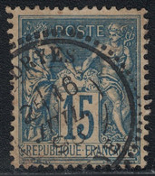 SAGE - N°90 - OBLITERATION - CACHET A DATE TYPE 25 - ANDRYES - YONNE - RARE INDICE 17 SUR LETTRE. - Altri & Non Classificati