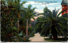 Florida Tampa Grounds At Tampa Bay Hotel Curteich - Tampa