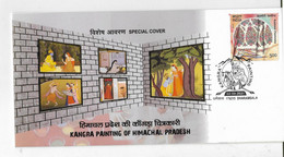 INDIA 2021- Special Cover- KANGRA PAINTING OF HIMACHAL PRADESH- Rare Item - Covers & Documents