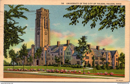 Ohio Toledo University Of The City Of Toledo 1955 Curteich - Toledo