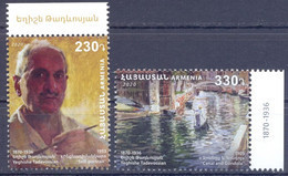 2020. Armenia, Y. Tadevosyan, Paintings, 2v, Mint/** - Arménie