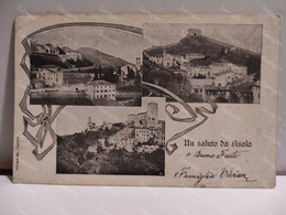 Italy Italia Postcard Treviso UN SALUTO DA ASOLO 1905 - Treviso