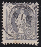 Suisse  .    Y&T    .      75        .   O    .      Oblitéré  .   /  .    Gestempelt - Used Stamps