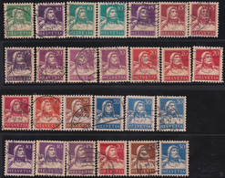 Suisse  .    Y&T    .    26 Timbres     .     O    .      Oblitéré  .   /  .    Gestempelt - Used Stamps