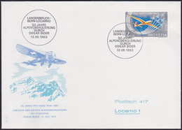Suisse  .    Y&T    .    PA 45 Sur Lettre  .     O   .      Oblitéré  .   /  .    Gestempelt - Used Stamps