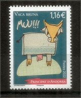 2022 La Vache Brune (Vaca Bruna) Timbre Neuf ** - Neufs