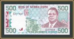 Sierra Leone 500 Leone 1991 P-19 UNC - Sierra Leone