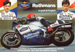 SPORT MOTO - Gerard COUDRAY Et Patrick IGOA ( 1985 ) - Motorradsport