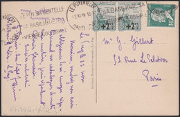 France   .   Y&T    .     Carte Postale   (2 Scans)     .    O     .   Oblitéré   .   /    .    Cancelled - Cartas & Documentos