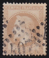 France   .     Y&T      .   28    .       O   .        Oblitéré   .   /    .    Cancelled - 1863-1870 Napoléon III Con Laureles