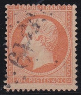 France   .     Y&T      .  23      .        O   .       Oblitéré   .   /    .    Cancelled - 1862 Napoleon III