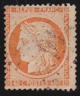 France   .     Y&T      .    38     .       O   .        Oblitéré   .   /    .    Cancelled - 1870 Beleg Van Parijs