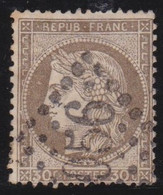 France   .     Y&T      .    56    .       O   .        Oblitéré   .   /    .    Cancelled - 1871-1875 Cérès