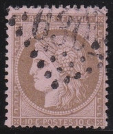 France   .     Y&T      .    58     .       O   .        Oblitéré   .   /    .    Cancelled - 1871-1875 Ceres