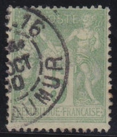 France   .     Y&T      .   102      .       O   .        Oblitéré   .   /    .    Cancelled - 1898-1900 Sage (Tipo III)