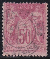 France   .     Y&T      .   104      .       O   .        Oblitéré   .   /    .    Cancelled - 1898-1900 Sage (Tipo III)