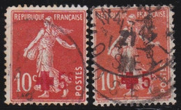 France   .     Y&T      .    146/146a      .       O   .        Oblitéré   .   /    .    Cancelled - Used Stamps