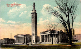 Massachusetts Springfield Municipal Buildings 1915 - Springfield