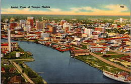 Florida Tampa Aerial View 1950 - Tampa