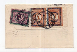 1934. KINGDOM OF YUGOSLAVIA,SERBIA,BELGRADE TO NOVI SAD,NO STAMP, POSTAGE DUE 2.50 DIN. COVER OF SMALL PROPORTIONS - Portomarken