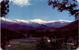 Colorado Denver Moountain Parks Mount Evans From Bendemeer Valley - Denver